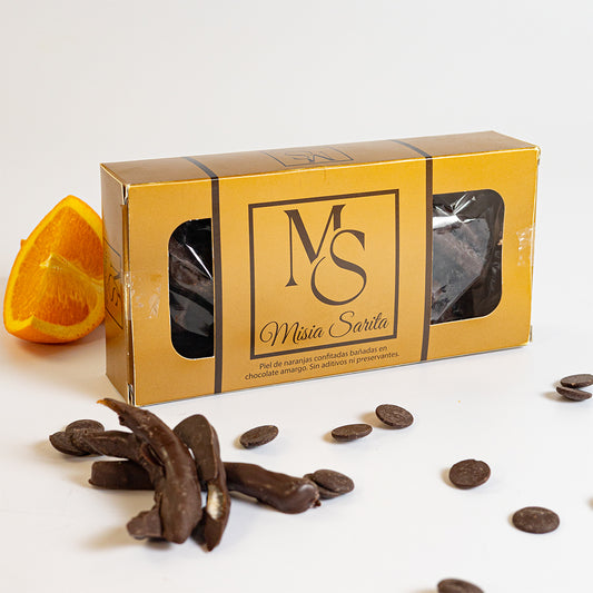 Naranjitas bañadas en chocolate 200 gr